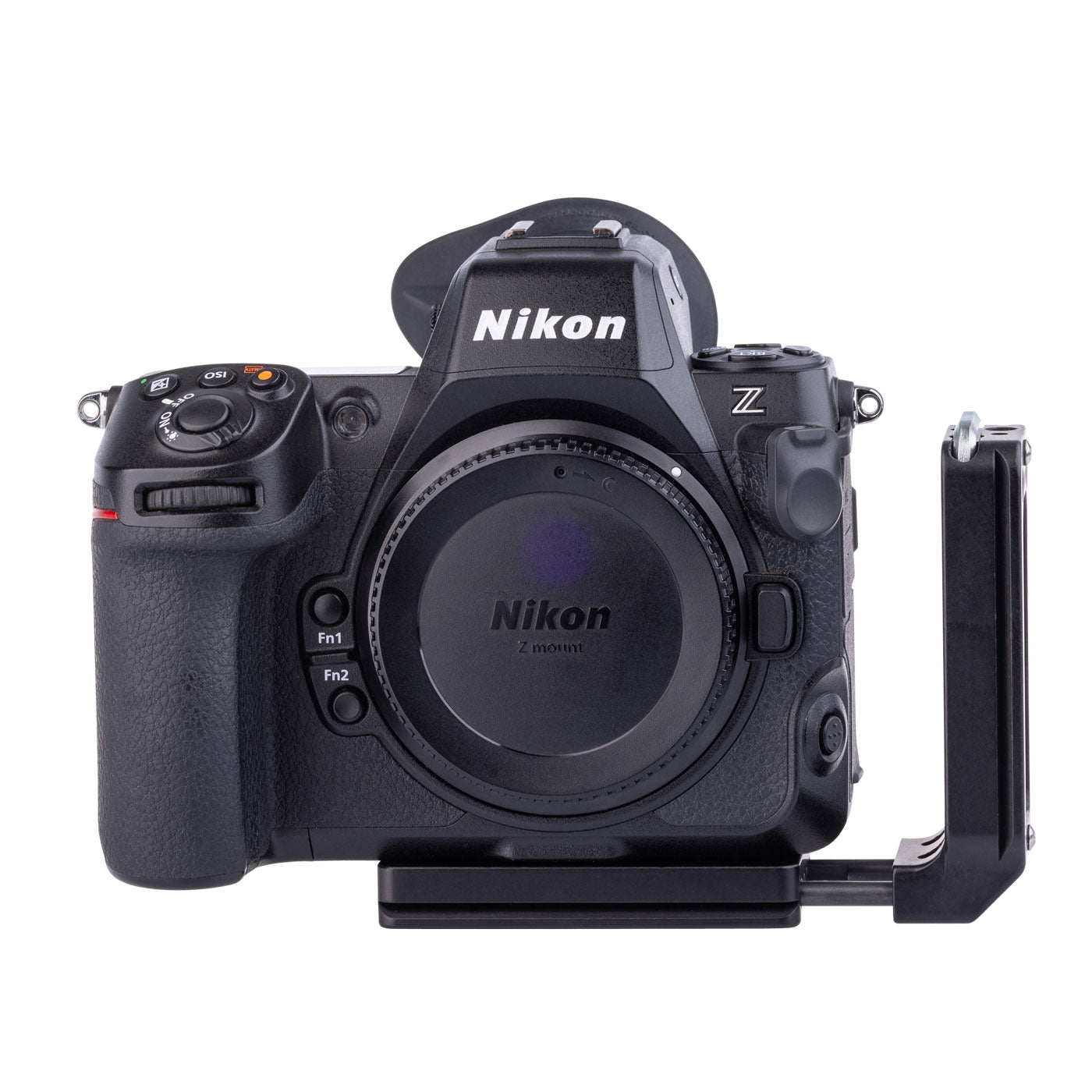 ProMediaGear PLNZ83X Arca L-Bracket with Z8 mounted in front