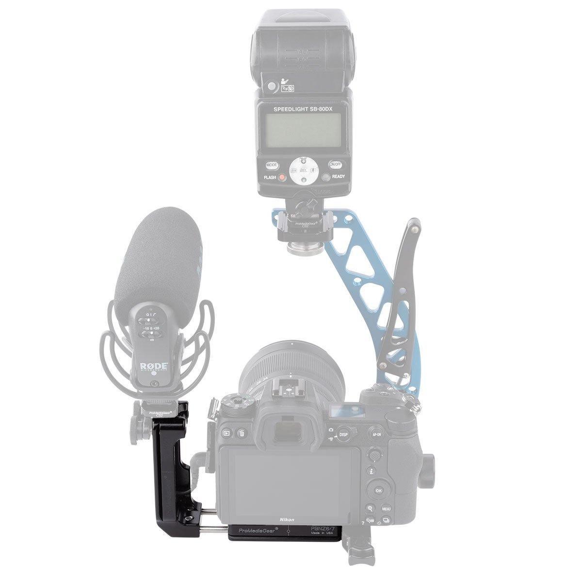 Built-In Cold shoe, attach 2nd Speedlight, or Microphone, Lights etc