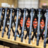 Carbon Fiber tripods lined up