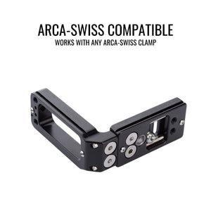 PLX3x Universal Arca-Swiss L-Bracket for Cameras without a battery grip