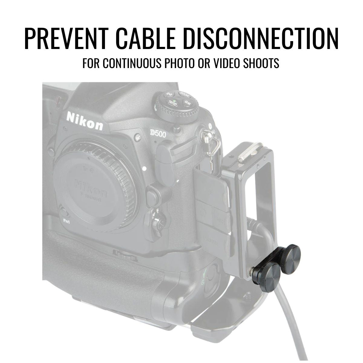 Prevent cable disconnection with the A10 cable port protector