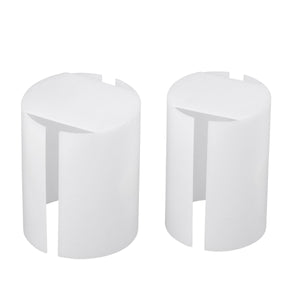A49 - 34 Series Tripod Tube Guides White Caps