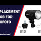 ProMediaGear A34 replacement knob for profoto b10 feature video