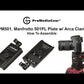 PM501L 6-inch QR Plate with Arca-Swiss Clamp for Manfrotto