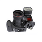in use on left side of camera