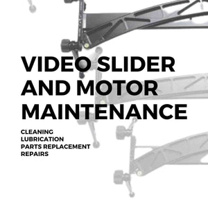 ProMediaGear Video Slider and Motor Maintenance