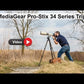 TR344C Carbon Fiber Center Column Tripod | 4 sections 75.5 " Height