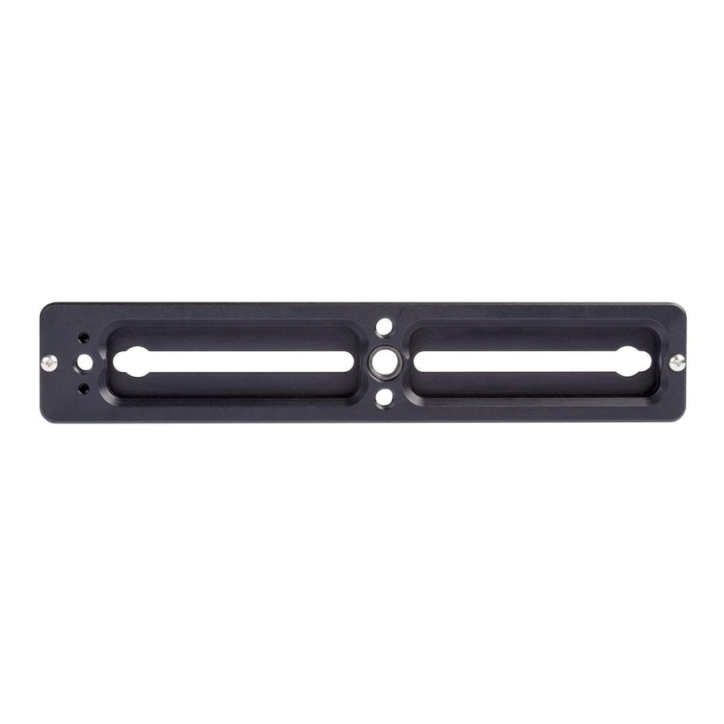 Underneath shown with 2 recessed channels for mounting screws.